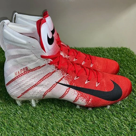 Nike Vapor Untouchable Elite Football Cleats Red AO3006-160 Mens